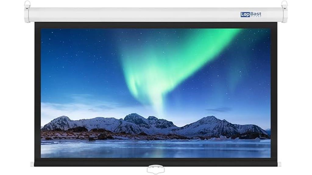 100 inch manual screen