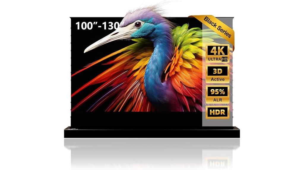 110 inch motorized screen