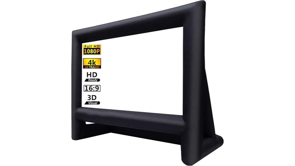 16 foot inflatable movie screen