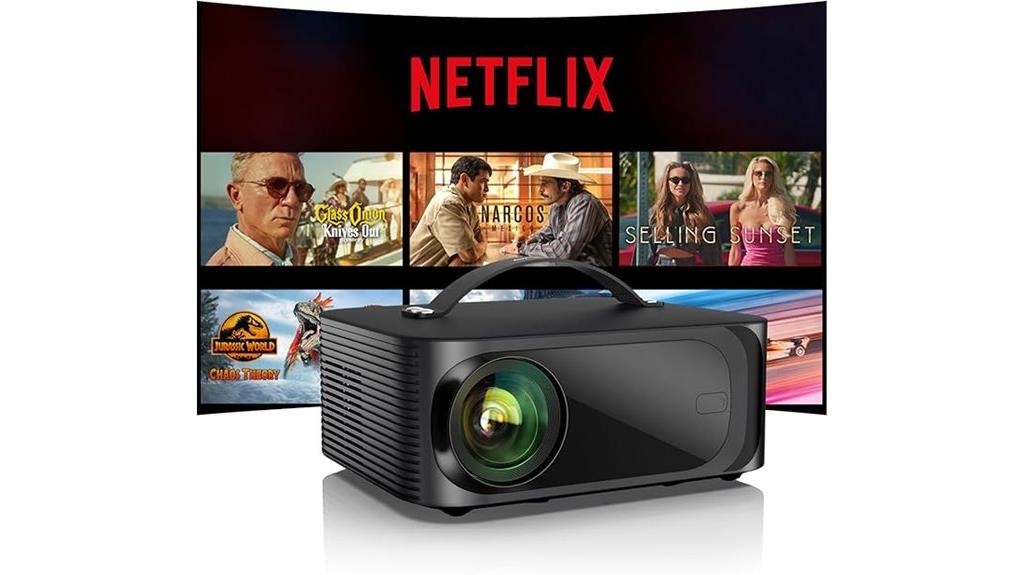 4k outdoor smart projector