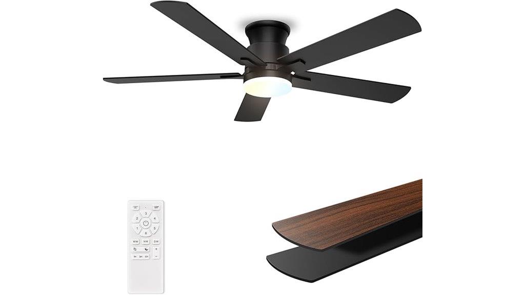 52 inch dimmable ceiling fan