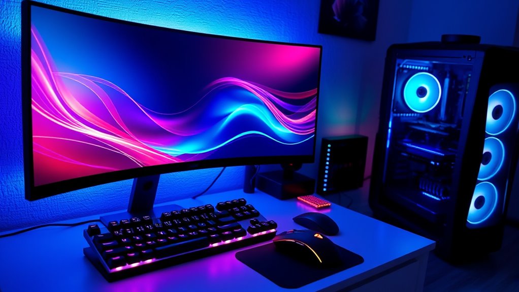 adjust display and hardware settings