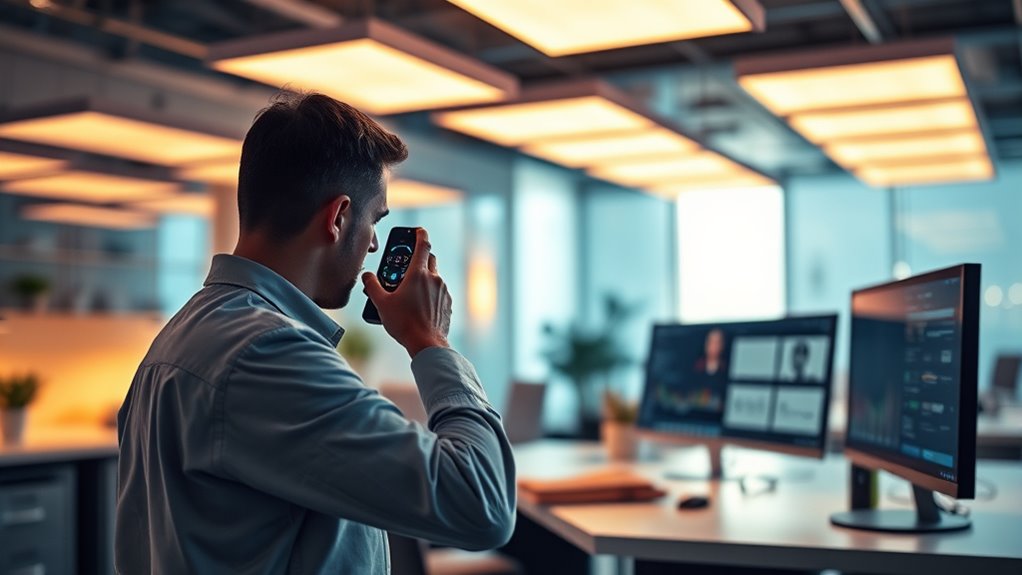 adjust lighting for ambiance