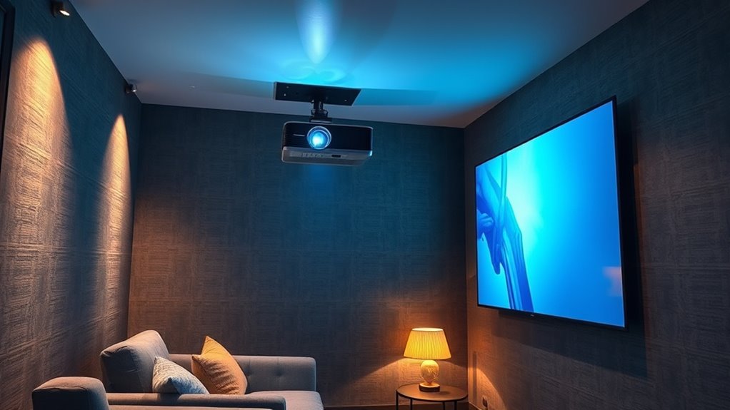 adjust projector brightness effectively