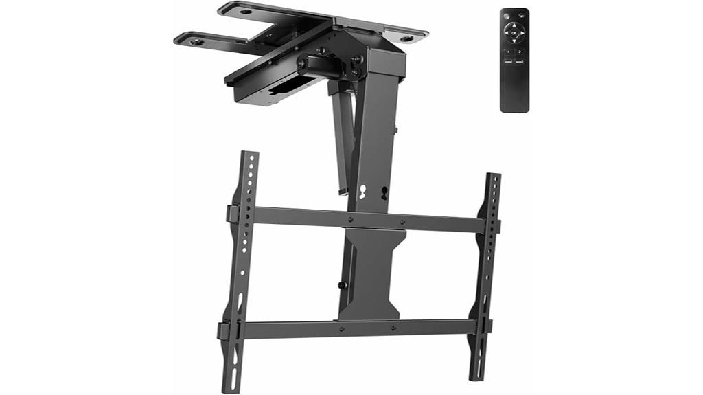 adjustable ceiling tv mount