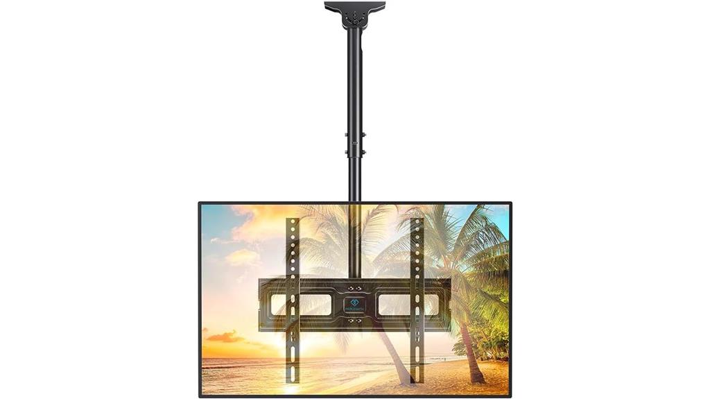 adjustable ceiling tv mount
