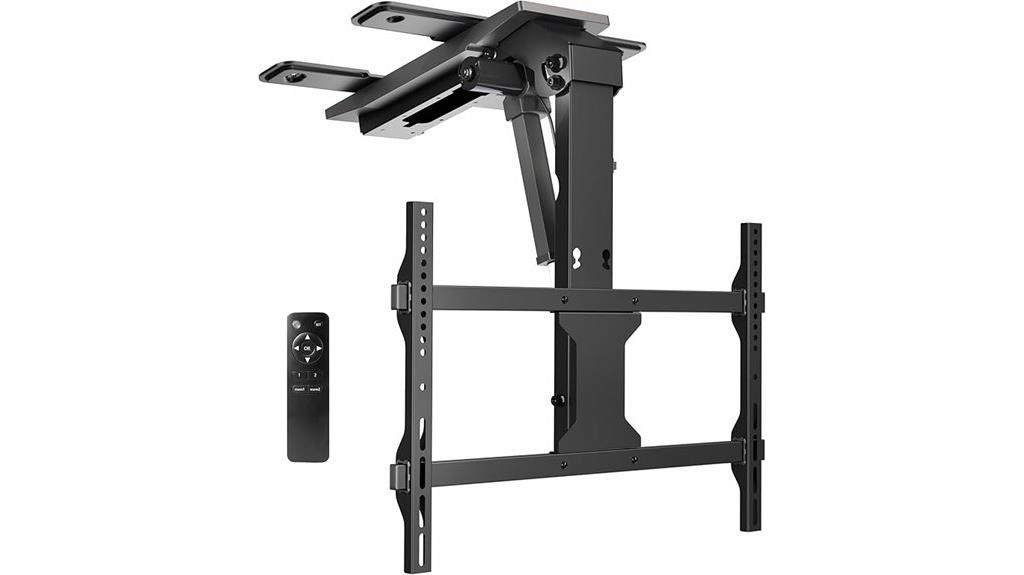 adjustable ceiling tv mount