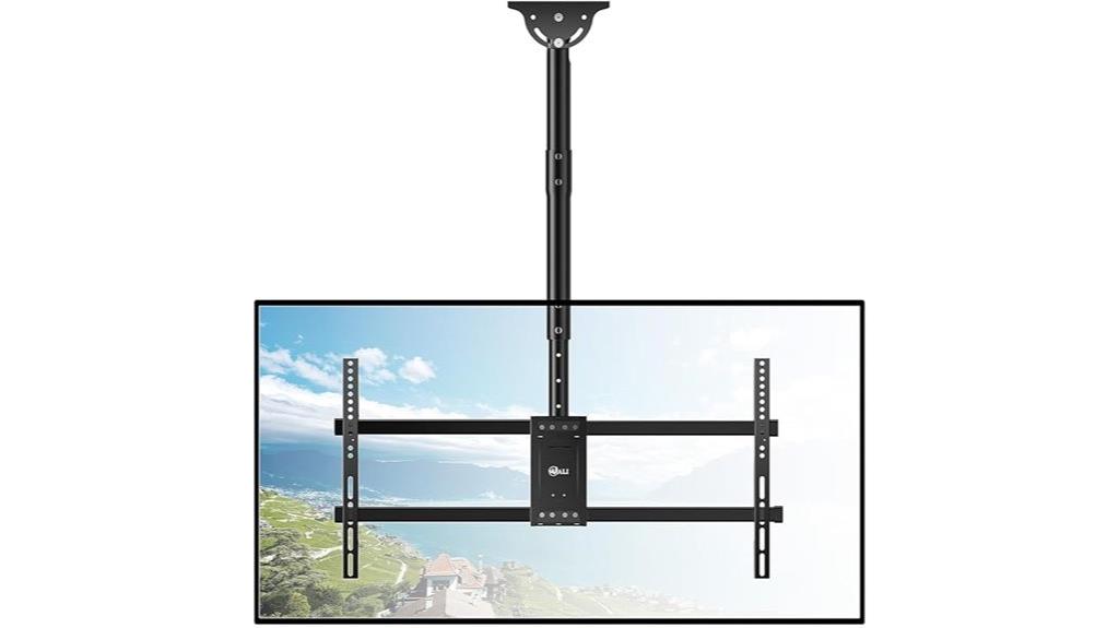 adjustable ceiling tv mount