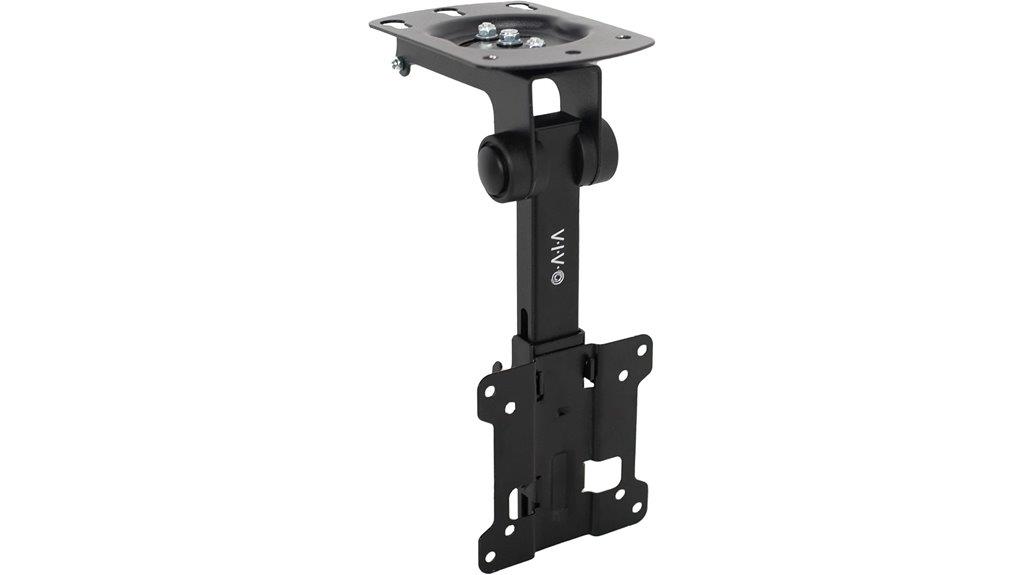 adjustable flip down ceiling mount