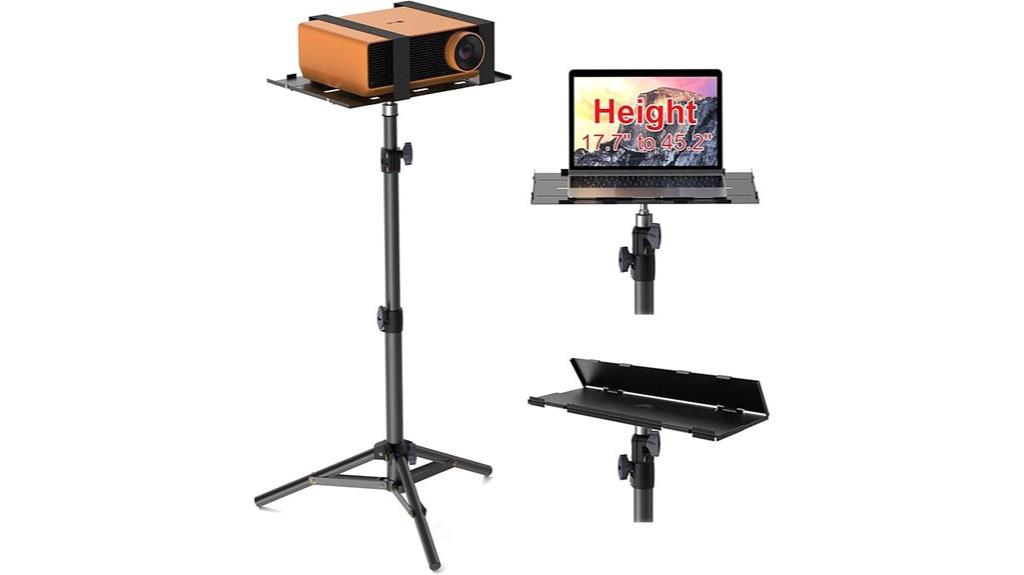 adjustable foldable projector stand
