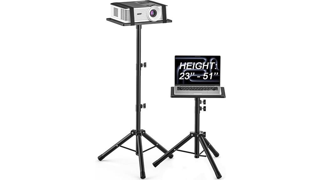 adjustable gleam projector stand