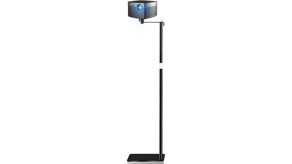 adjustable height projector stand