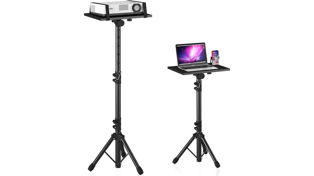 adjustable laptop tripod stand
