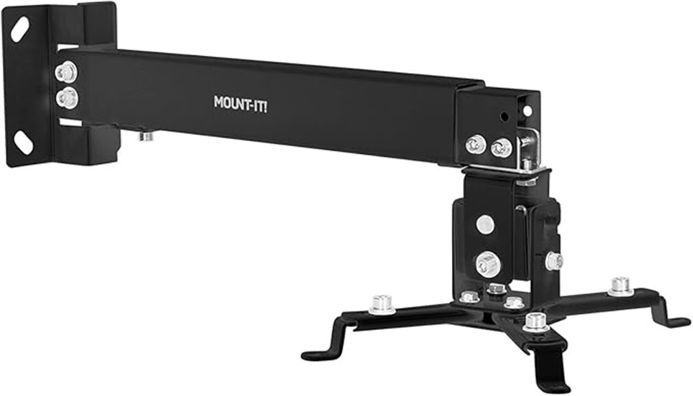 adjustable projector mounting bracket