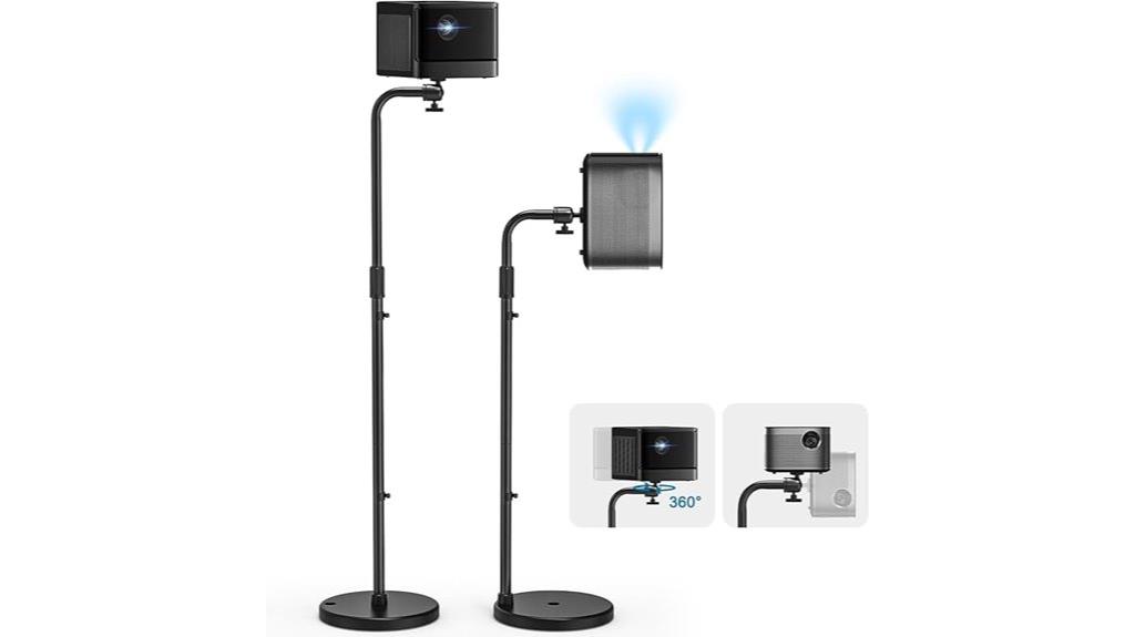 adjustable projector stand features