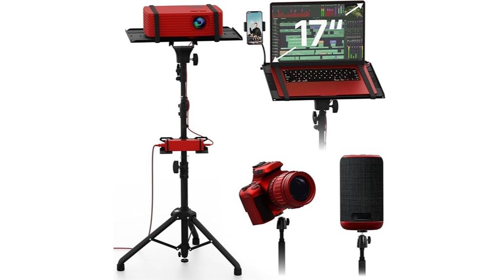 adjustable projector tripod stand