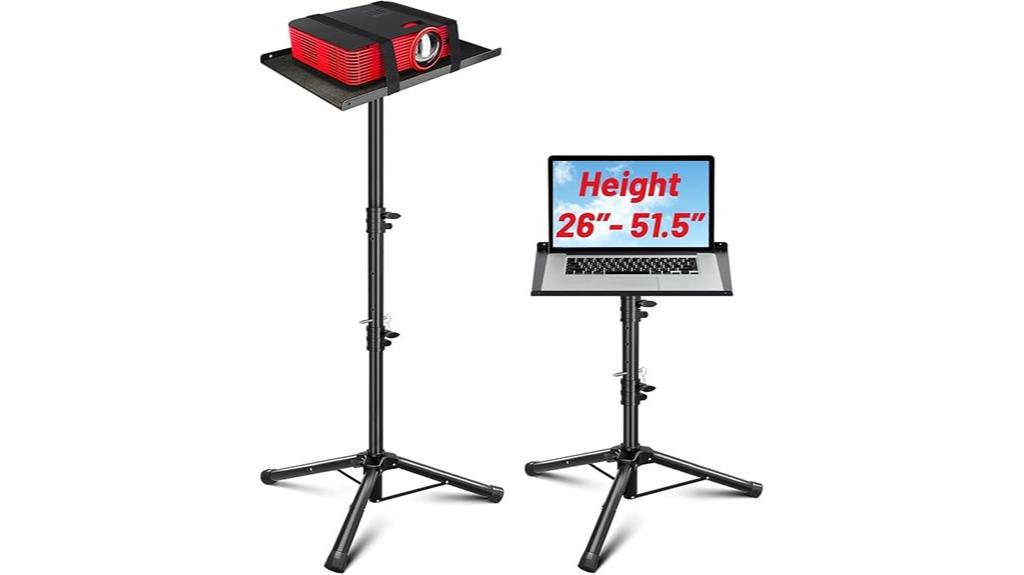 adjustable tablet tripod stand