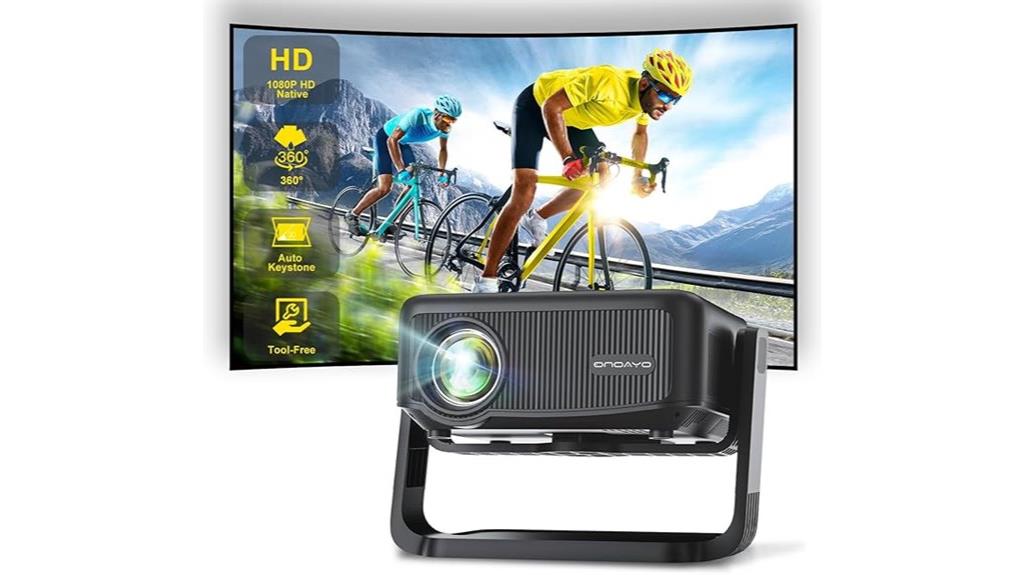 adjustable wifi bluetooth projector