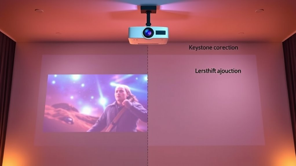 adjusting projector alignment techniques