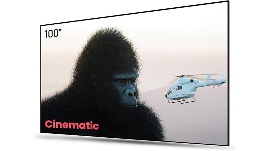 ambient light rejecting screen