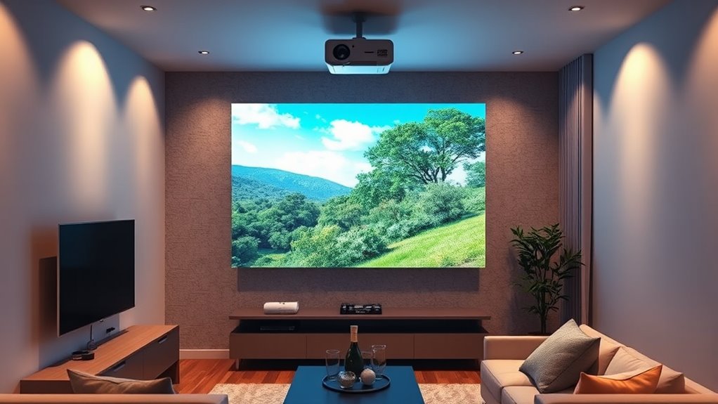 apartment short throw projector options