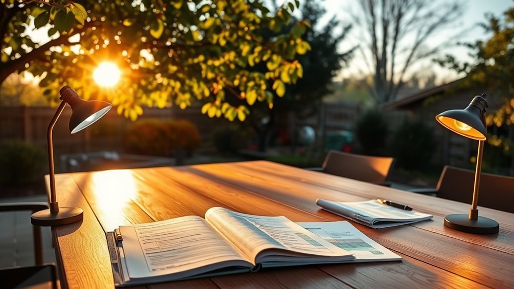 balance natural artificial lighting