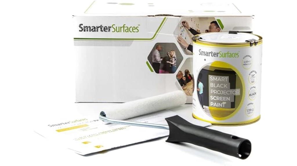 black projector screen paint