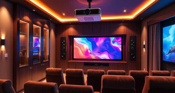 bright room projector cabinets