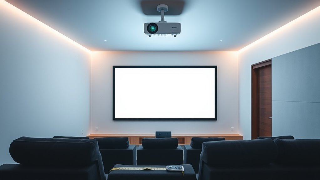 calculate projector throw ratio