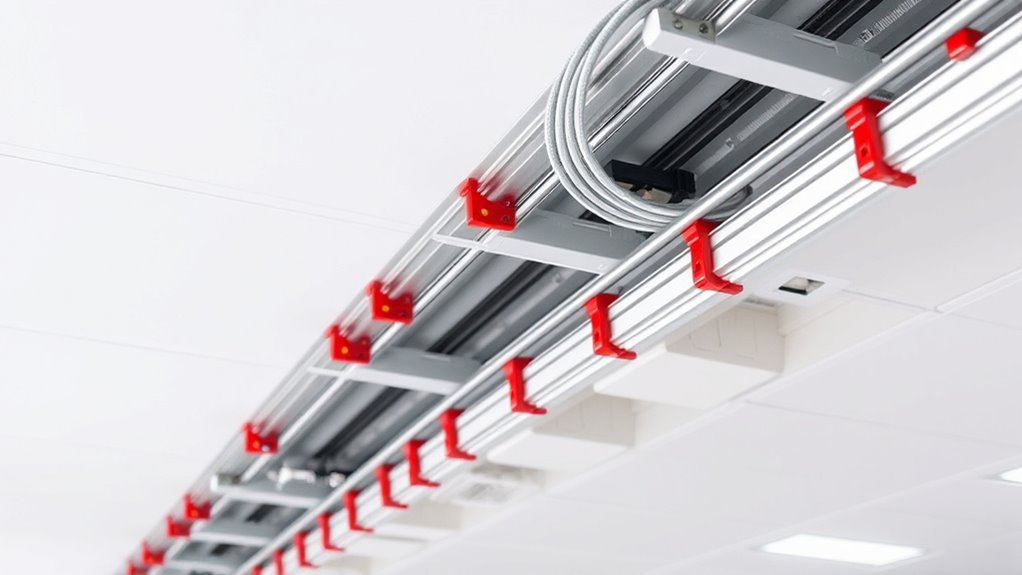 ceiling cable installation regulations