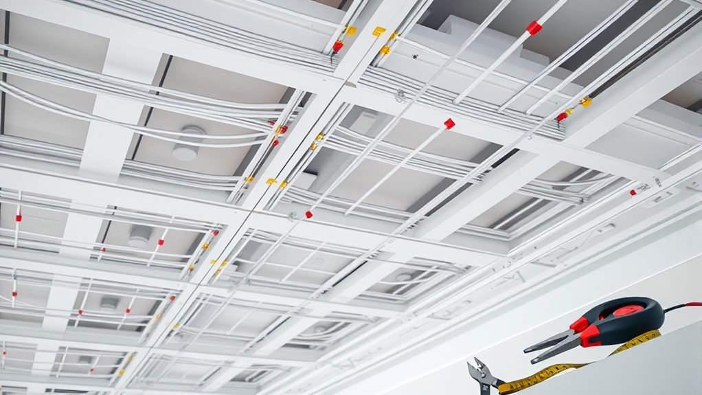 ceiling cable management tips