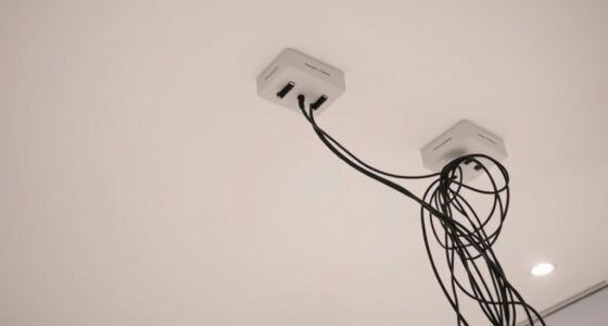 ceiling cable management tips