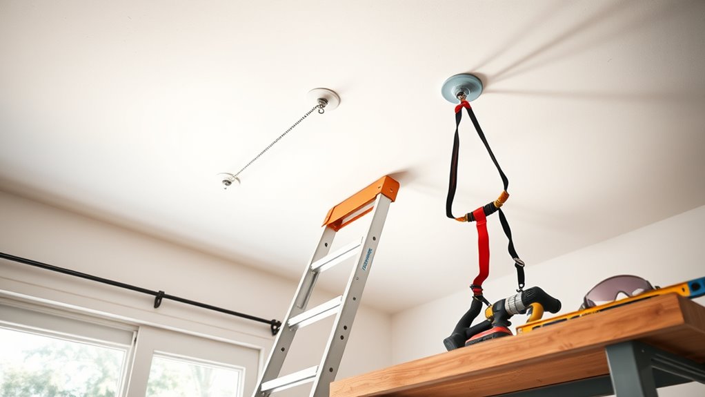 ceiling mount installation steps