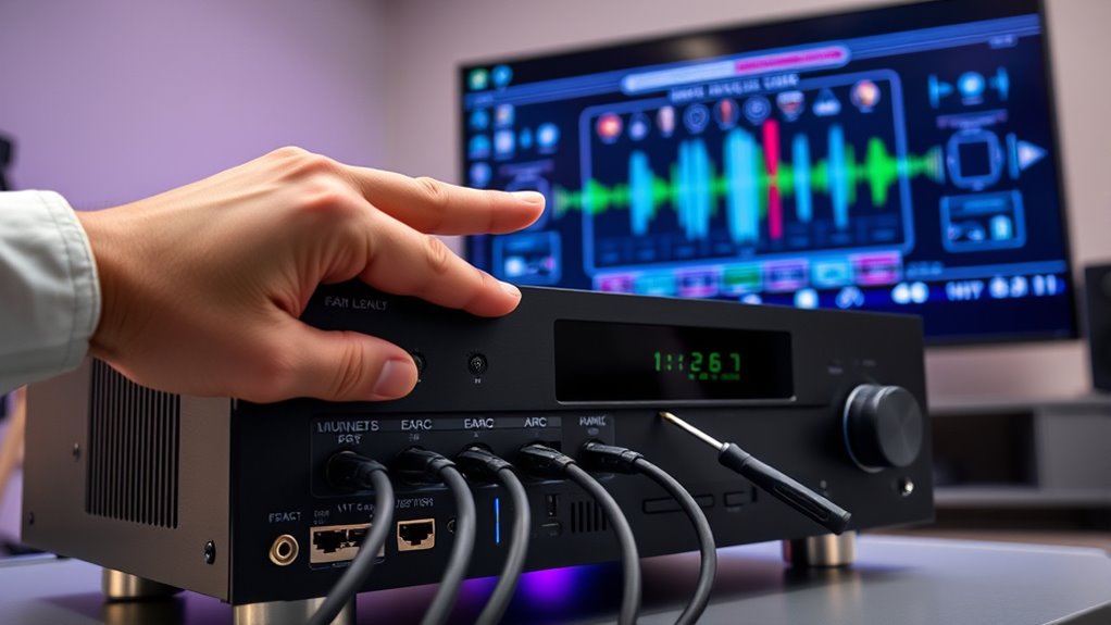 check cables and settings