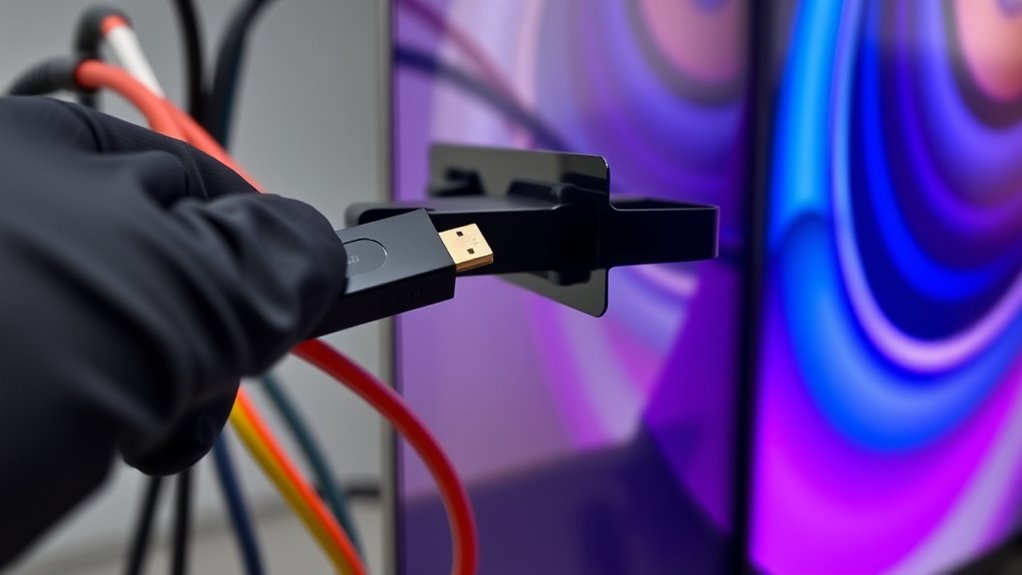 check cables and settings