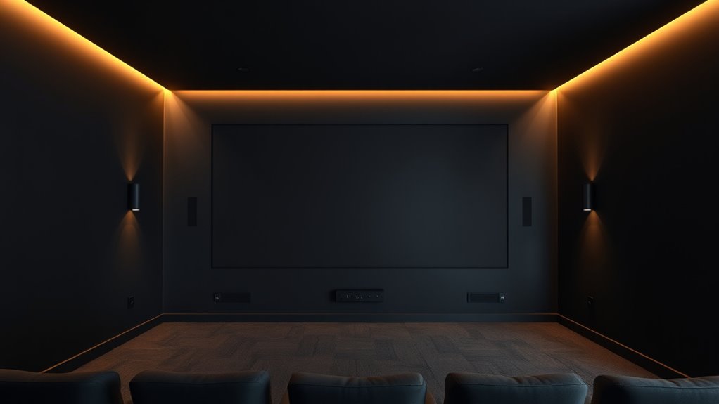 choosing optimal theater screen paint