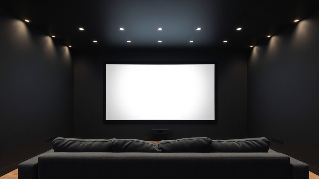 choosing projector screen paint