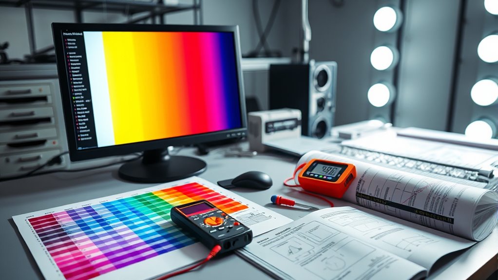 color calibration and environmental control