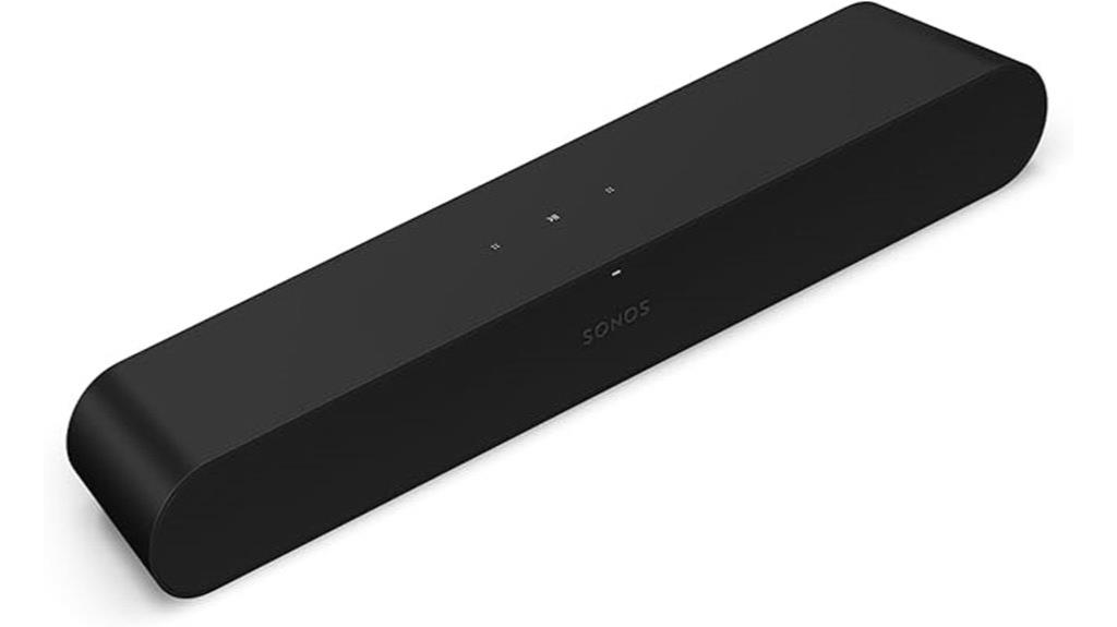 compact black soundbar