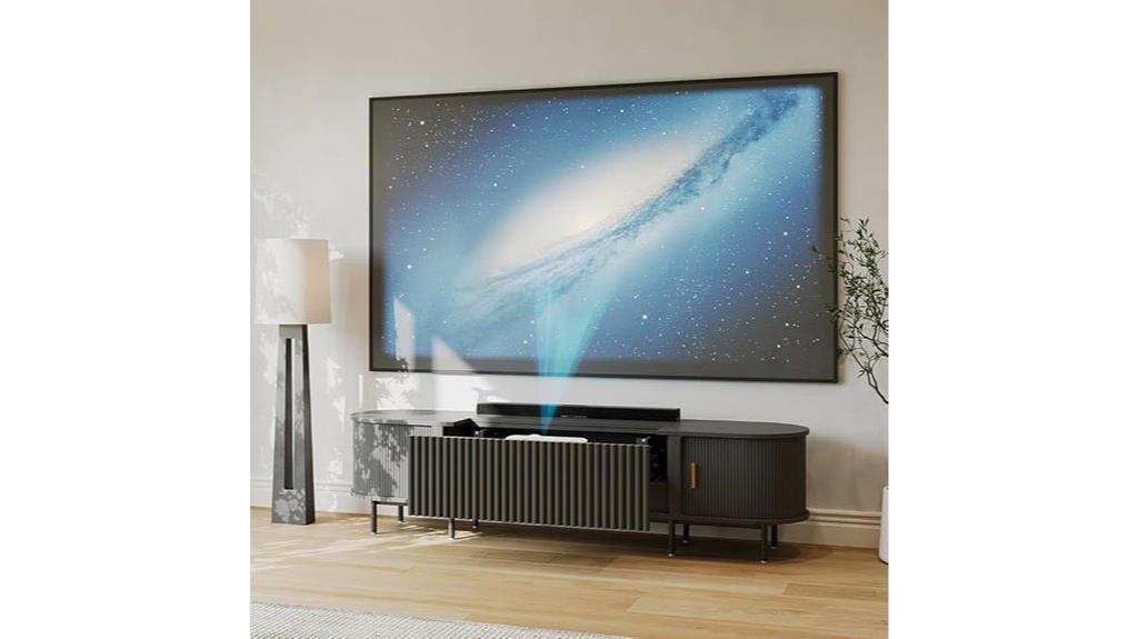 compact modern projector cabinet