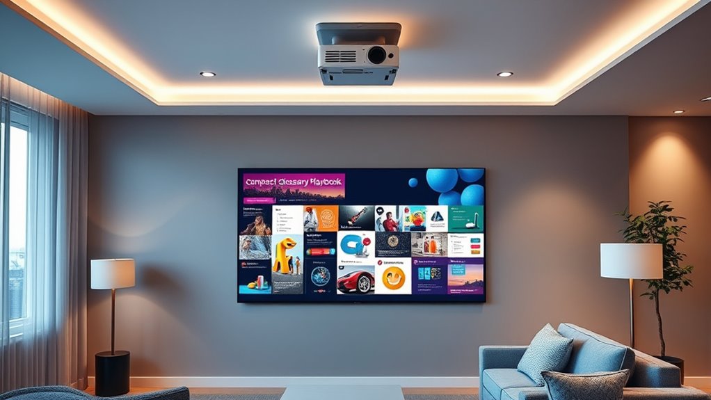compare laser led projection options