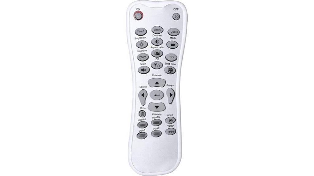 compatible optoma projector remote