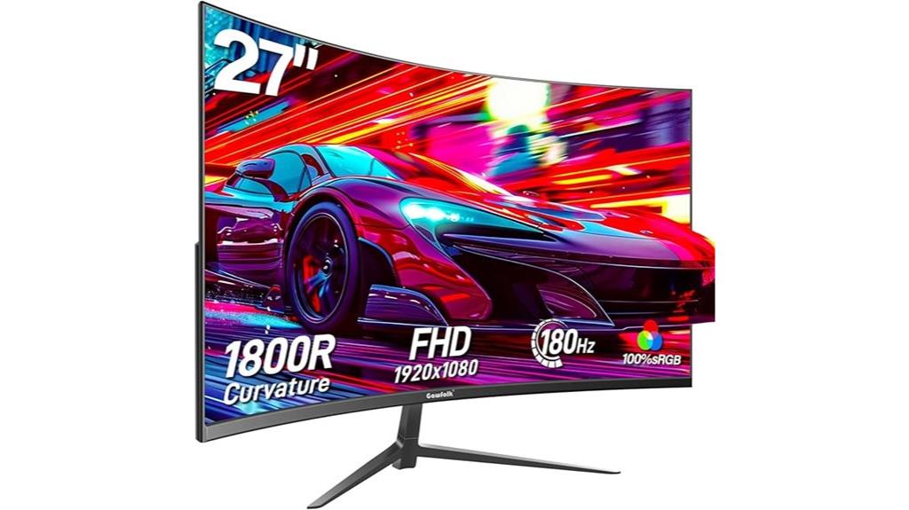 curved freesync gaming monitor