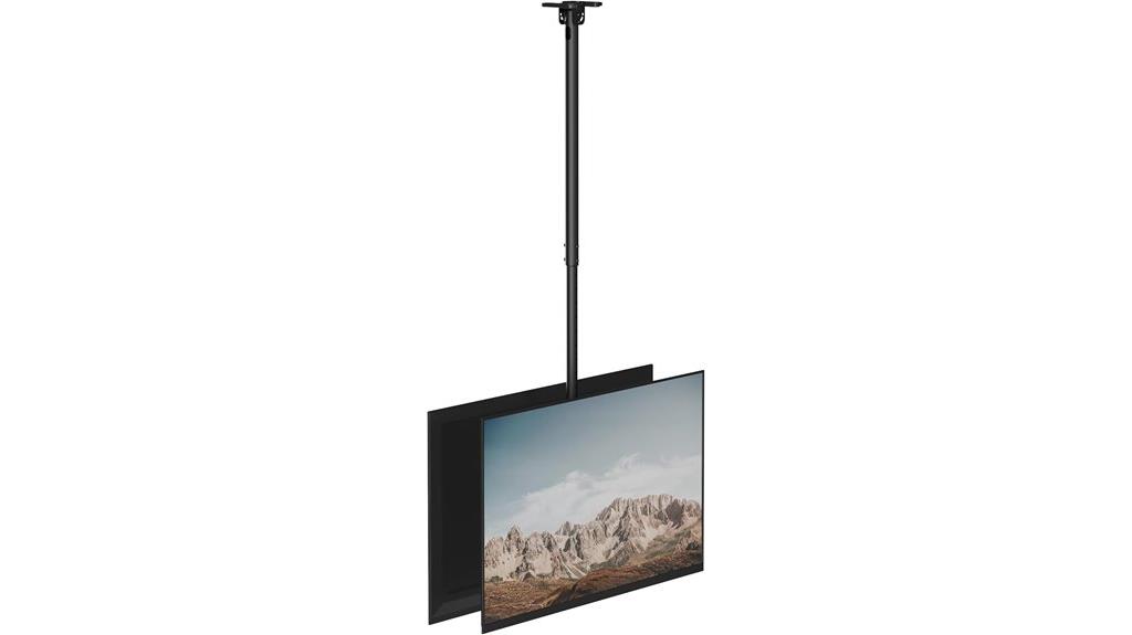 dual screen ceiling mount