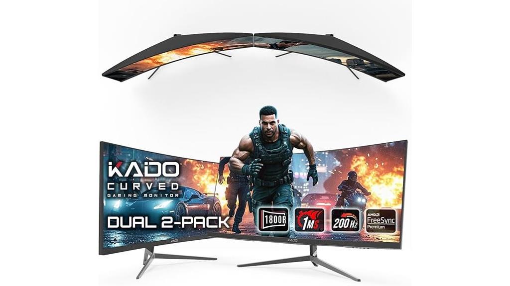 dual ultrawide gaming monitors