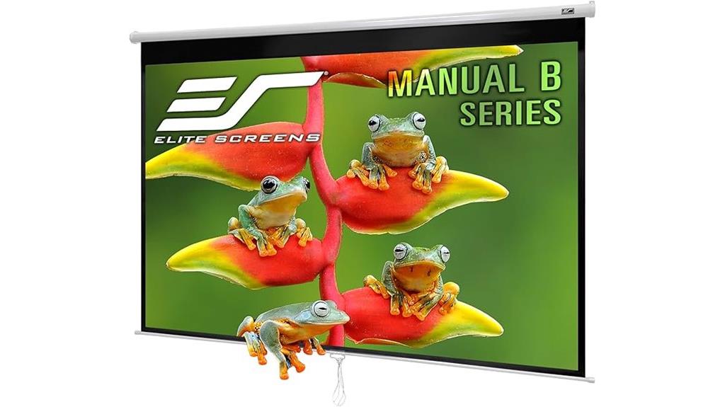 elite 80 inch projector screen