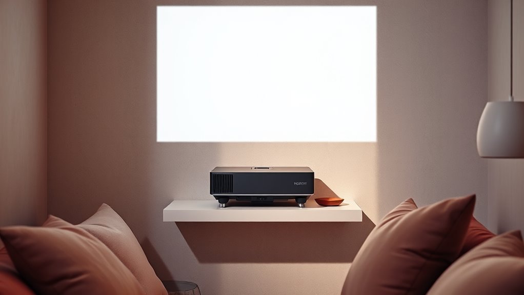 fixs distorted projector images