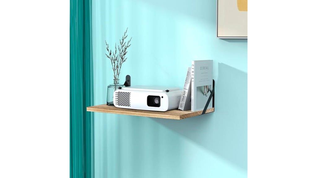 floating projector wall shelf