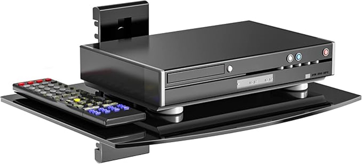 floating shelf entertainment center