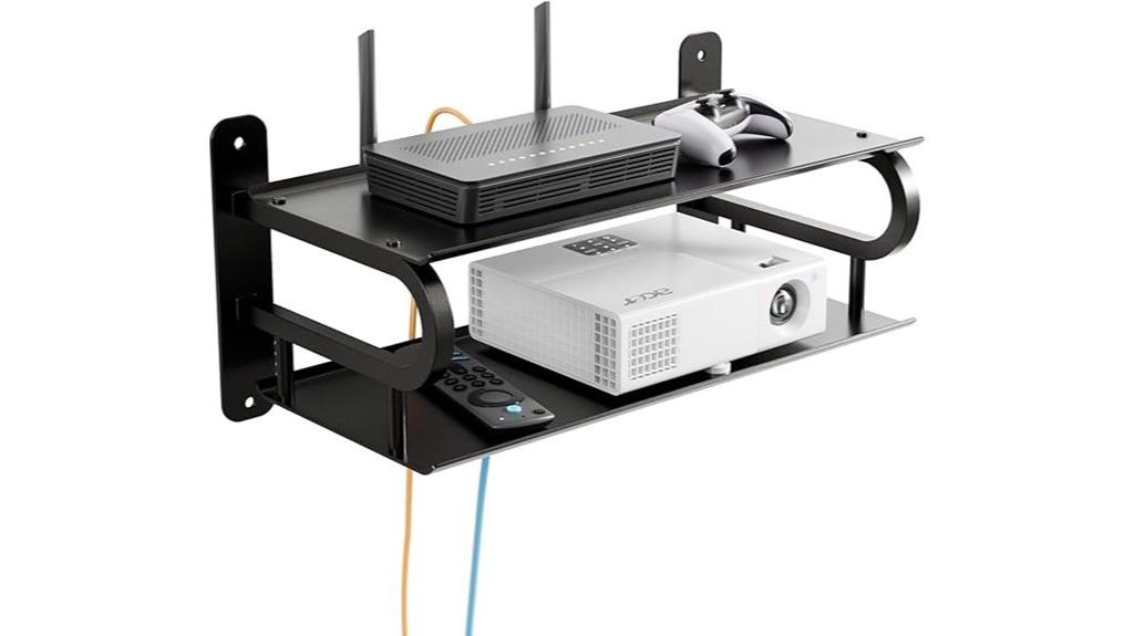 floating wall projector shelf